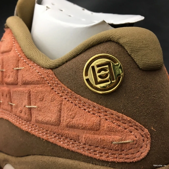 Rep TB CLOT Jordan 13 Air Sepia Blush Canteen-Terra AT3102-200 Low x Stone 0729